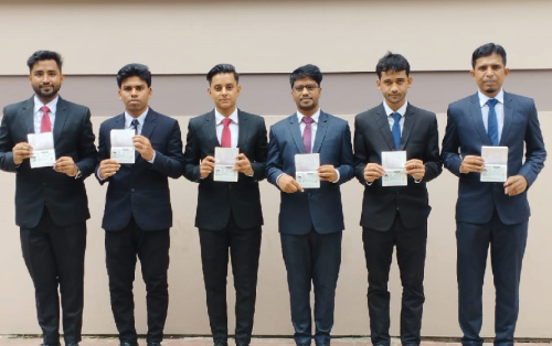 Obtained visa at the Embassy of Japan in Bangladesh