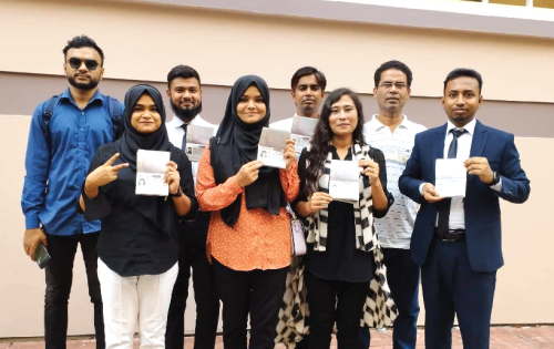 Obtained visa at the Embassy of Japan in Bangladesh