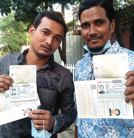 Obtained visa at the Embassy of Japan in Bangladesh