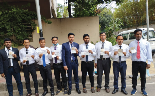 Obtained visa at the Embassy of Japan in Bangladesh