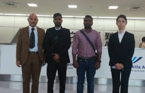 Arrived at Japan Airport