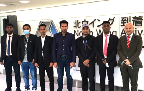 Arrived at Japan Airport
